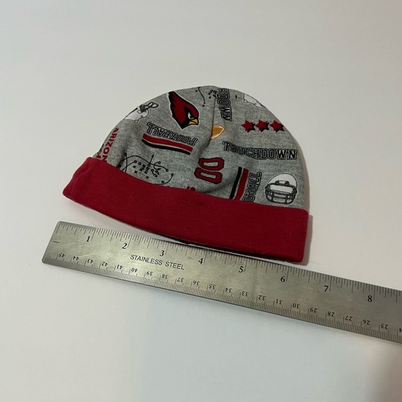 Arizona Cardinals Football NFL Apparel Infant Beanie Cap Hat Size 3-6 Months - Picture 2 of 8